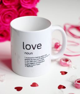 dizaina krūze "love"