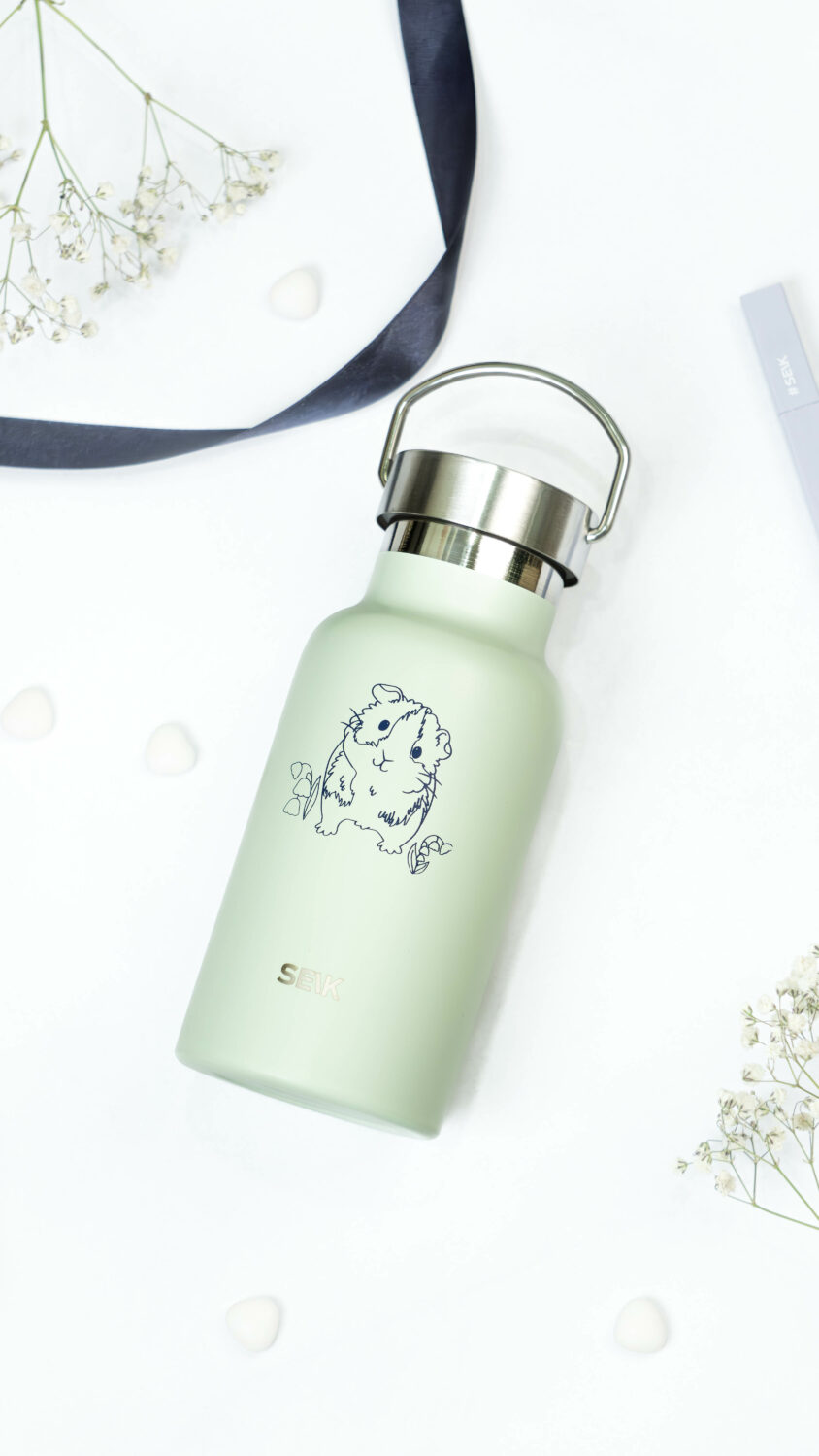seik ūdens pudele/termoss - jūrascūciņa 350 ml