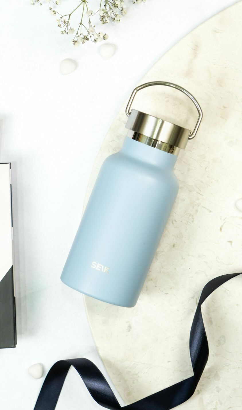 seik ūdens pudele/termoss - zils 350ml