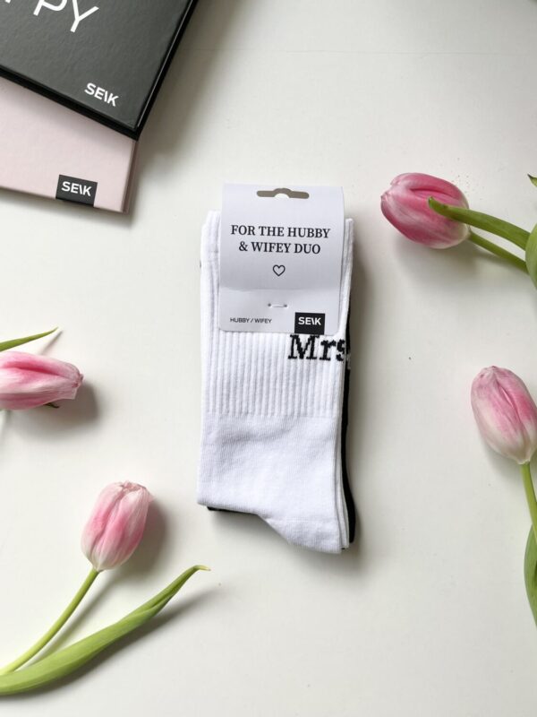 pāru zeķes– Mr & Mrs (2 gab.) - Image 4