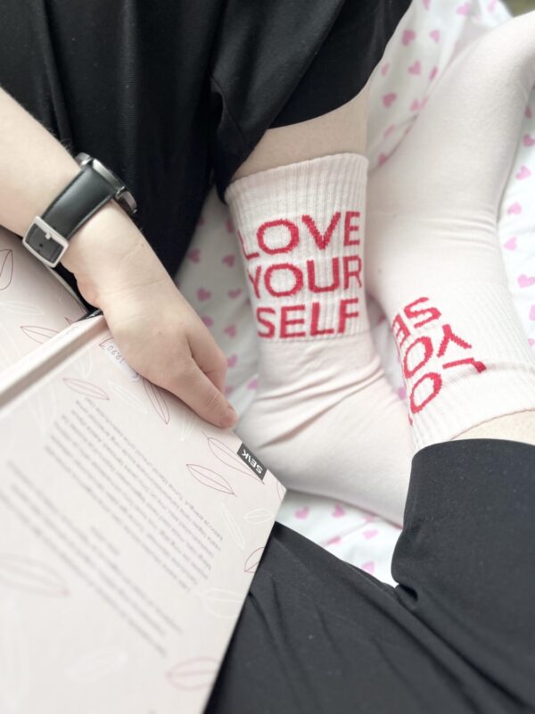 sporta zeķes - love yourself (universāls izmērs 35-46) - Image 6