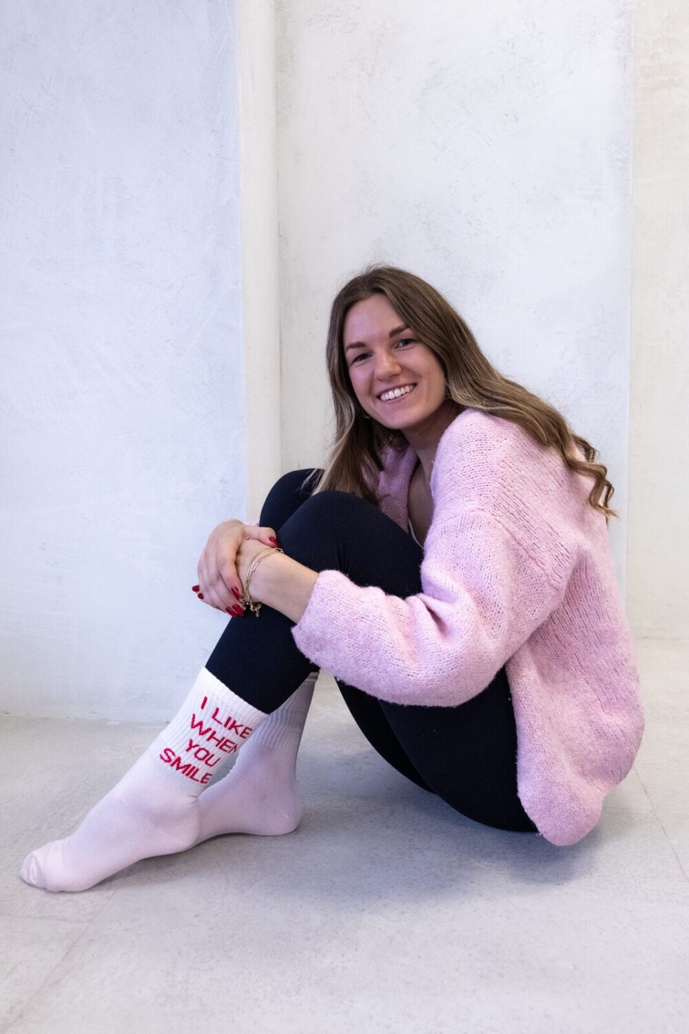 sporta zeķes - I like it when you smile (35-40 izmērs) - Image 6
