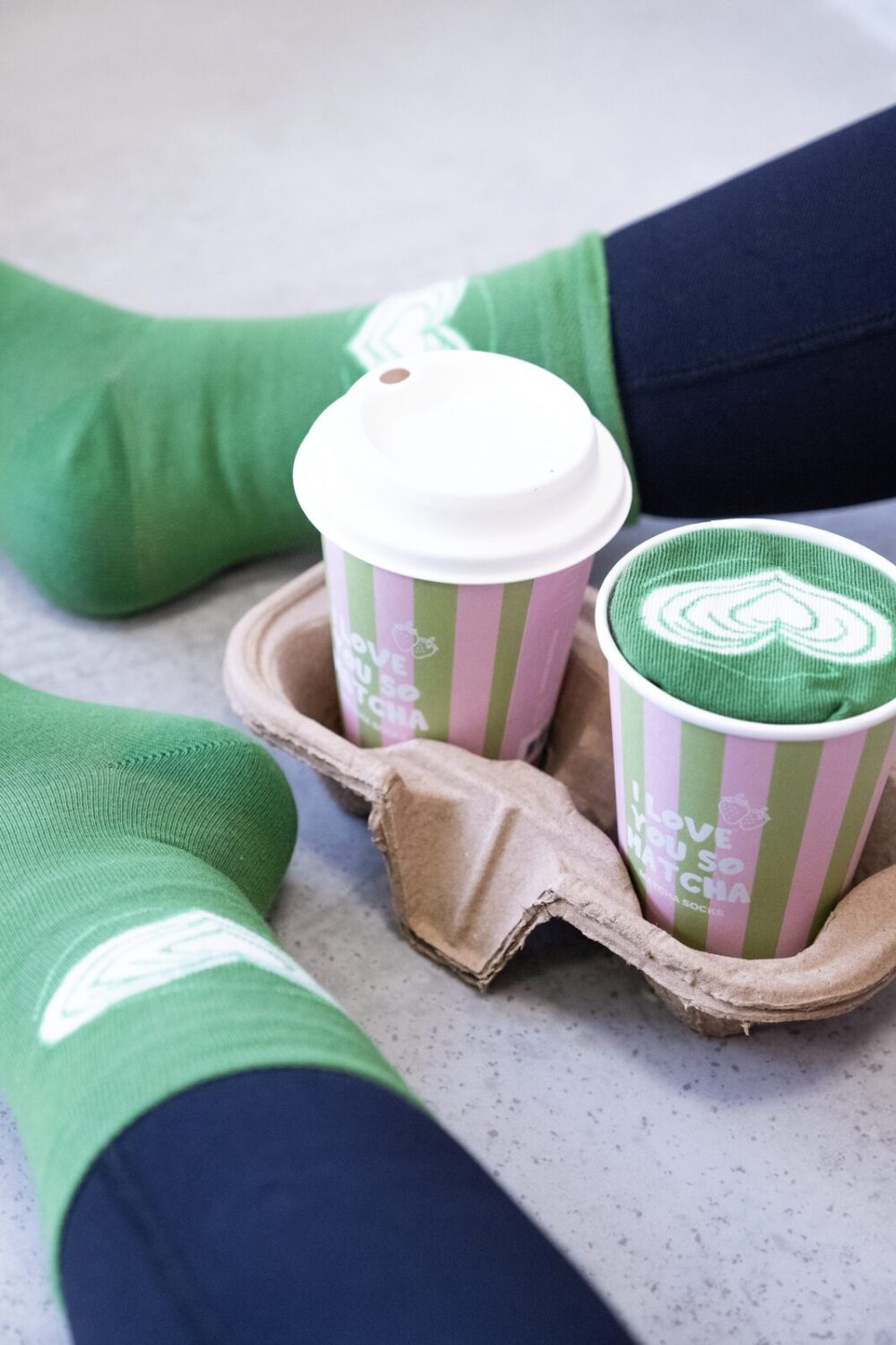 I love you so matcha zeķes (universāls izmērs 35-46) - Image 9