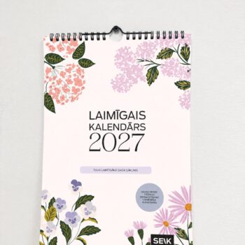 Laimīgais Kalendārs sienas kalendārs A3 izmērs - ziedi 2027