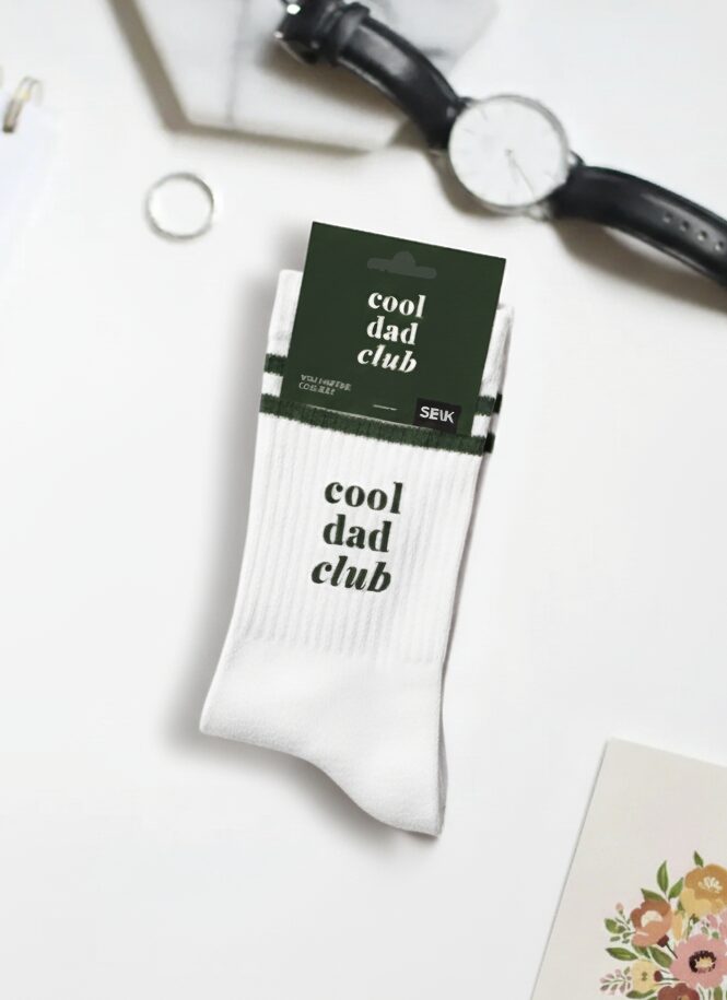 zeķes tētim - cool dad club (universāls izmērs 40-46)