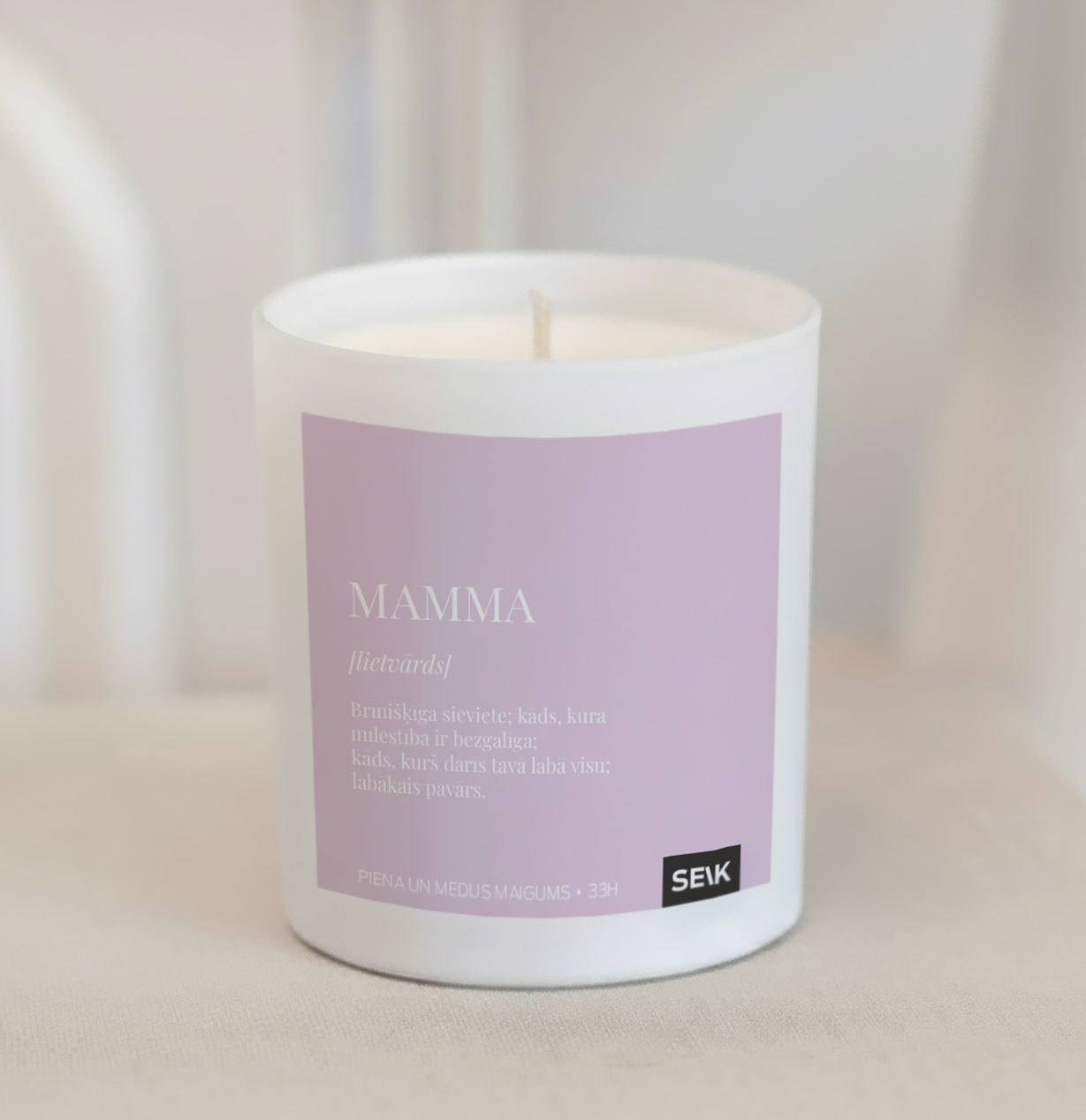 Laimīgā svece - mamma
