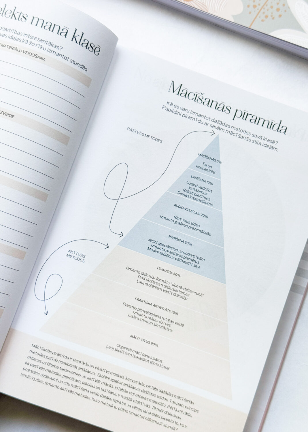 Plānotājs skolotājiem 26/27 - tumši zils ( ar iespēju pievienot savu tekstu vai logo vākam) - Image 2
