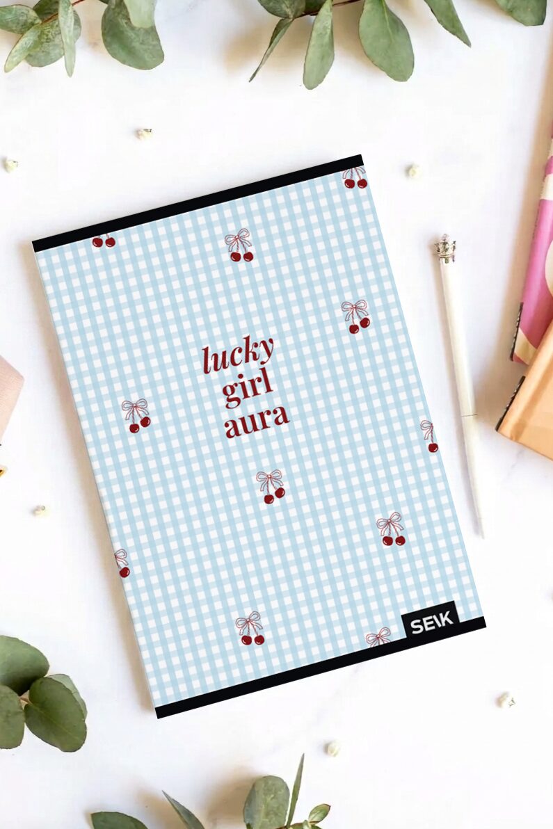 A5 rūtiņu klade (36 lapas) - lucky girl aura