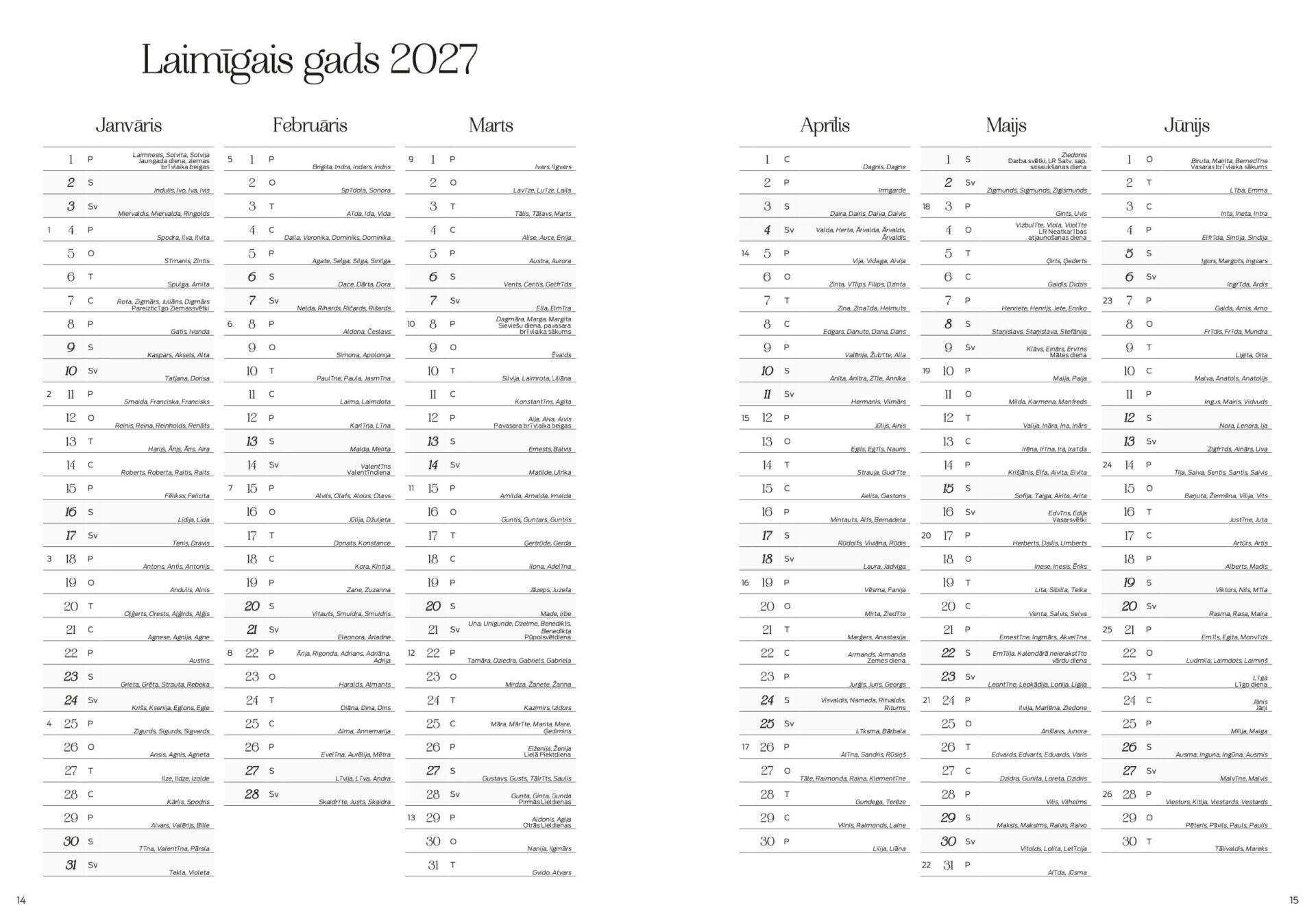 Laimīgais Kalendārs plānotājs 2027 a5 - making the world more beautiful (vertikāls nedēļas skats) - Image 5
