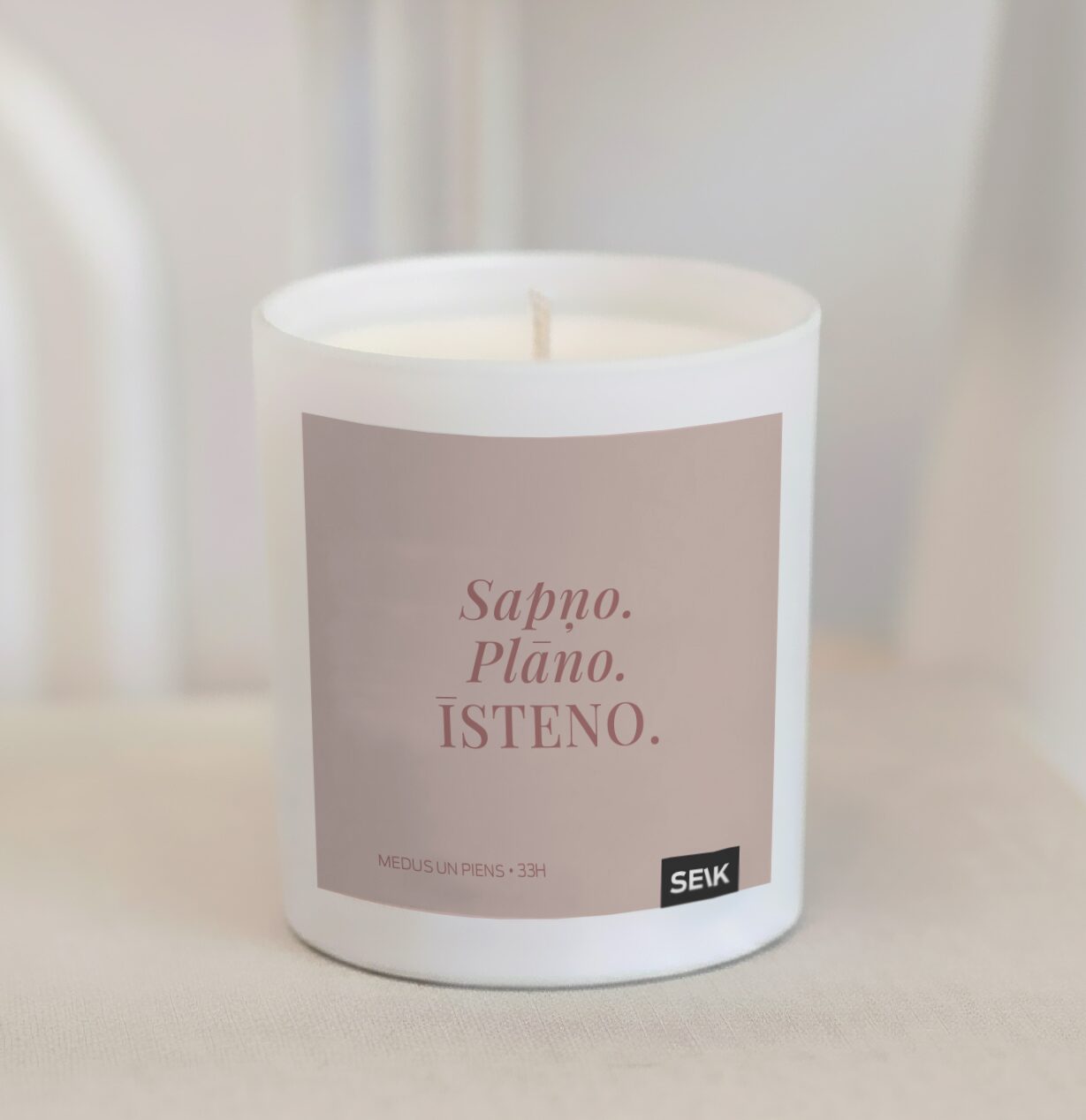 Laimīgā svece - Sapņo. Plāno. Īsteno.