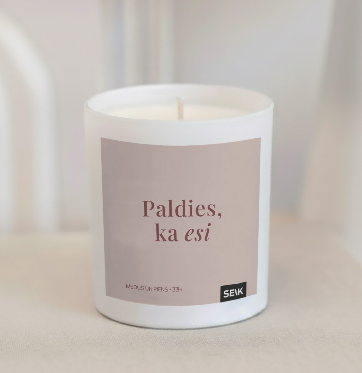 Laimīgā svece - paldies, ka esi